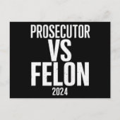 起訴者対犯罪者 2024 ポストカード (正面)