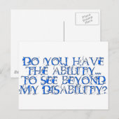 超えて ポストカード (正面/裏面)