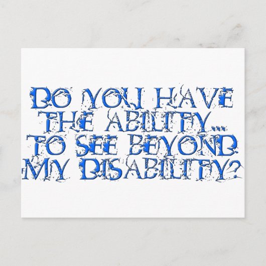 超えて ポストカード (正面)