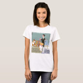 超お金持ちの犬 笑 Tシャツ (正面フル)