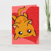 超かわいいかわいい泣きたくて可愛い猫 シーズンカード (正面)