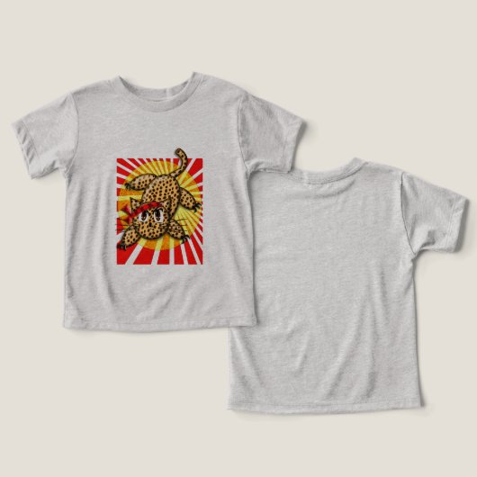 超かわいいアニメヒョウ子猫のみHeadBand (デザイン正面&裏面)