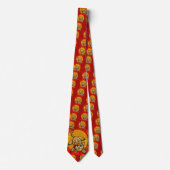 超かわいいアニメヒョウ柄キティ レインボーヘアバンド ネクタイ (正面)