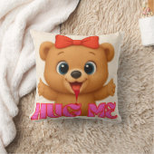 超かわいいクマの枕 - かわいい動物のインテリア雑貨 クッション (ブランケット)