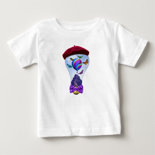 超かわいいシュールファンタジー ベビーTシャツ (正面)