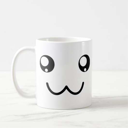 超かわいいスマイル コーヒーカップ (左)