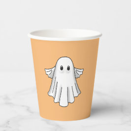 超かわいいハロウィンのお化け 紙コップ