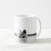 超かわいい子猫の肖像画 コーヒーマグカップ (正面右)