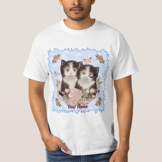超かわいい子猫Tシャツ Tシャツ (正面)