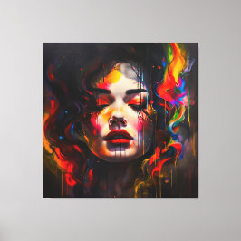 超はっきりしたリアルポートレート キャンバスプリント