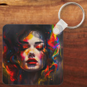 超はっきりしたリアルポートレート キーホルダー (裏面)