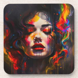 超はっきりしたリアルポートレート コースター