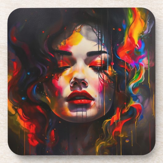 超はっきりしたリアルポートレート コースター (正面)