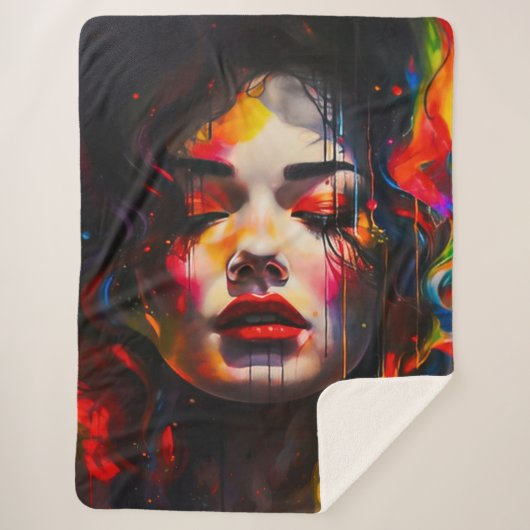 超はっきりしたリアルポートレート シェルパブランケット (正面)