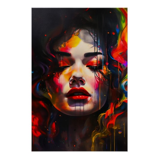 超はっきりしたリアルポートレート ポスター (正面)