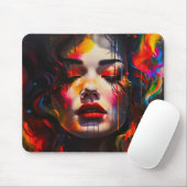 超はっきりしたリアルポートレート マウスパッド (マウス)