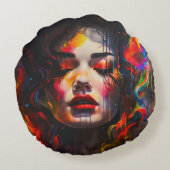 超はっきりしたリアルポートレート ラウンドクッション (裏面)