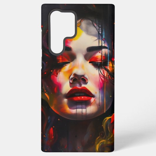 超はっきりしたリアルポートレート SAMSUNG GALAXYケース (裏面)