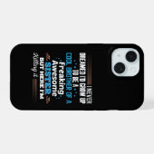 超カッコいい姉を持つ弟ギフト iPhone 15ケース (裏面横)