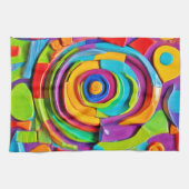 超カラフルリアル遊彫刻 キッチンタオル (横)