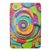 超カラフルリアル遊彫刻 バスマット (正面縦)