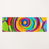 超カラフルリアル遊彫刻 ヨガマット (正面(横))