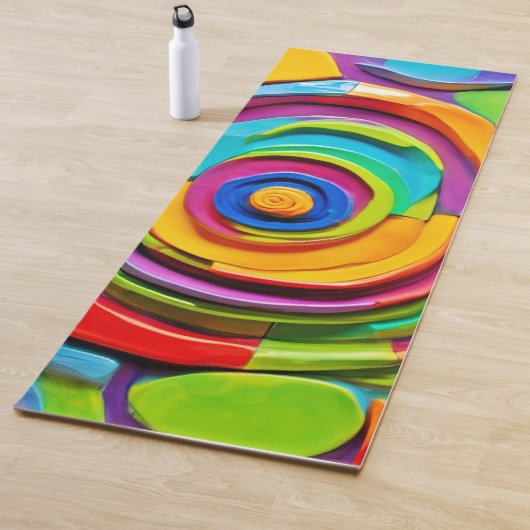 超カラフルリアル遊彫刻 ヨガマット (インサイチュ)