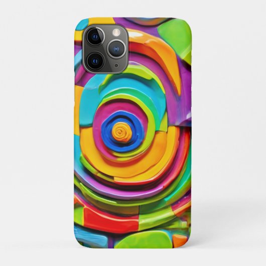 超カラフルリアル遊彫刻 Case-Mate iPhoneケース (裏)