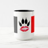 超クーガーの旗のマグ マグカップ (中央)