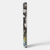 超サイケデリックリアル顔iPhoneケース – 感情的 Case-Mate iPhoneケース (裏面 / 左)