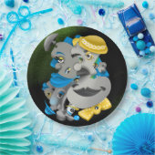 超パズル顔紙プレート ペーパープレート (パーティー)