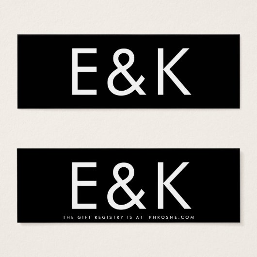 超ビッモダンクはっきりした・モノグラムシンプルギフト (正面&裏面)