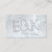 超ビッモダンクファンキースクリプト石英大理石 名刺 (正面)