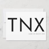 超モダンで大胆なビッグサンクス マザーズデー (正面)