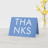 超モダンで大胆な大きな青いシンプルな父の日 カード (黄色い花)