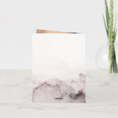 超モダンな男女平等ウェディング サンキューカード (裏面)