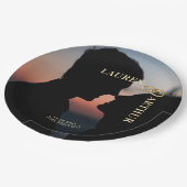 超モダンシックミニマルフォ結婚ト ペーパープレート (アングル)