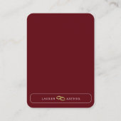 超モダンシックミニマル写真の結婚詳細 エンクロージャーカード (裏面)