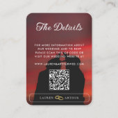 超モダンシックミニマル写真の結婚詳細 エンクロージャーカード (正面)