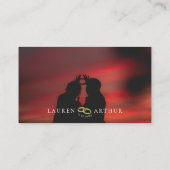 超モダンシック写真ミニマル結婚式RSVP エンクロージャーカード (裏面)