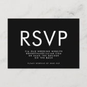 超モノグラはっきりしたムQRコードWebサイト 出欠カード (正面)