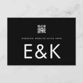 超モノグラはっきりしたムQRコードWebサイト 出欠カード (裏面)