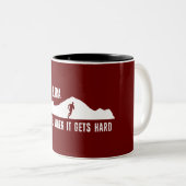 超ランニング懸命 ツートーンマグカップ (正面右)