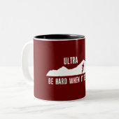 超ランニング懸命 ツートーンマグカップ (正面左)