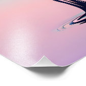 超リアルティール（緑がかった色）葉が水から芽生える フォトプリント            (角)