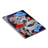 超リアルパズル顔ノート ノートブック (右側)