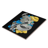 超リアルパズル顔多目的タイル タイル (側面)