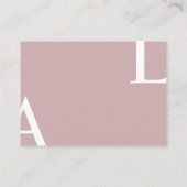 超レイモダンアウト披露宴エンクロージャカード エンクロージャーカード (裏面)