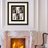 超ヴィンテージエレガントアールデコシーシェルポスター ポスター