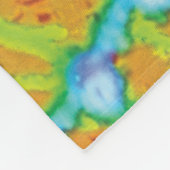 超万華鏡のように千変万化するパターンフリースブランケット フリースブランケット (角)